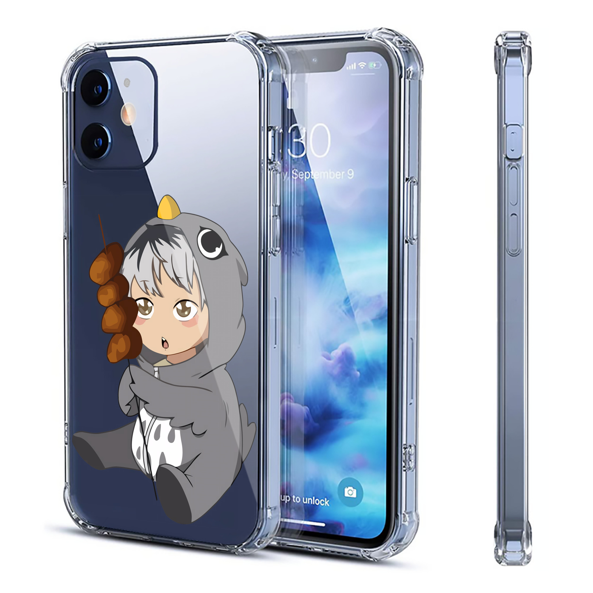（画像用） ハイキュー!! Haikyu!! 【iPhone 12シリーズ対応】透明スマホケース（クリアソフトケース）
